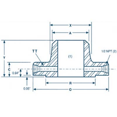 ASME B16.36 Class 300 Welding Neck Flanges